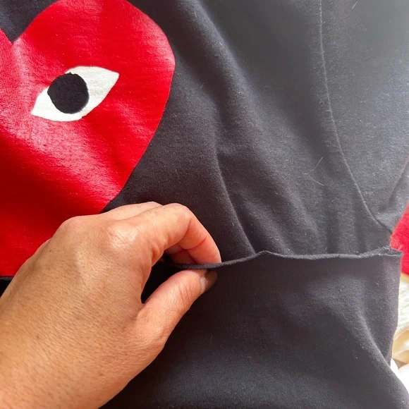 Commes de Garçon PLAY T-shirt sz M - Picture 5 of 11